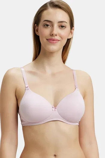 Buy Jockey 1819 Wirefree Padded Full Coverage Multiway T-Shirt Bra - Fragrant Lily